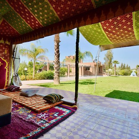 Ferme De Vacances Avec Une Grande Villa A Marrakech 马拉喀什 外观 照片