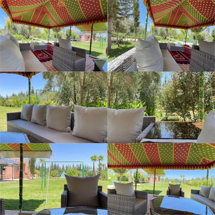 Ferme De Vacances Avec Une Grande Villa A Marrakech 马拉喀什 外观 照片