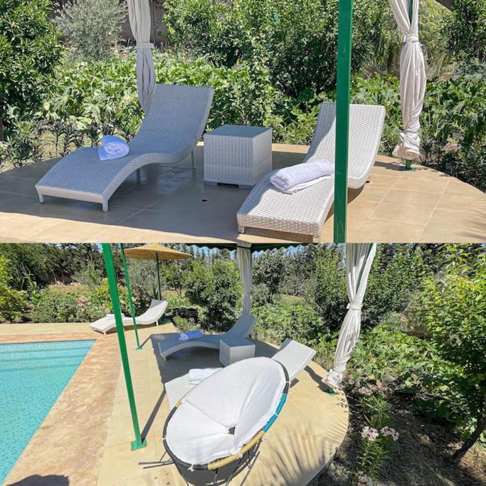 Ferme De Vacances Avec Une Grande Villa A Marrakech 马拉喀什 外观 照片