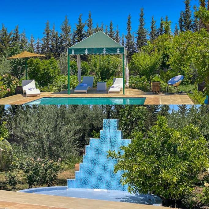 Ferme De Vacances Avec Une Grande Villa A Marrakech 马拉喀什 外观 照片