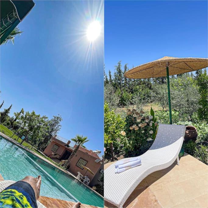Ferme De Vacances Avec Une Grande Villa A Marrakech 马拉喀什 外观 照片