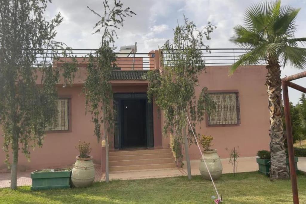 Ferme De Vacances Avec Une Grande Villa A Marrakech 马拉喀什 外观 照片