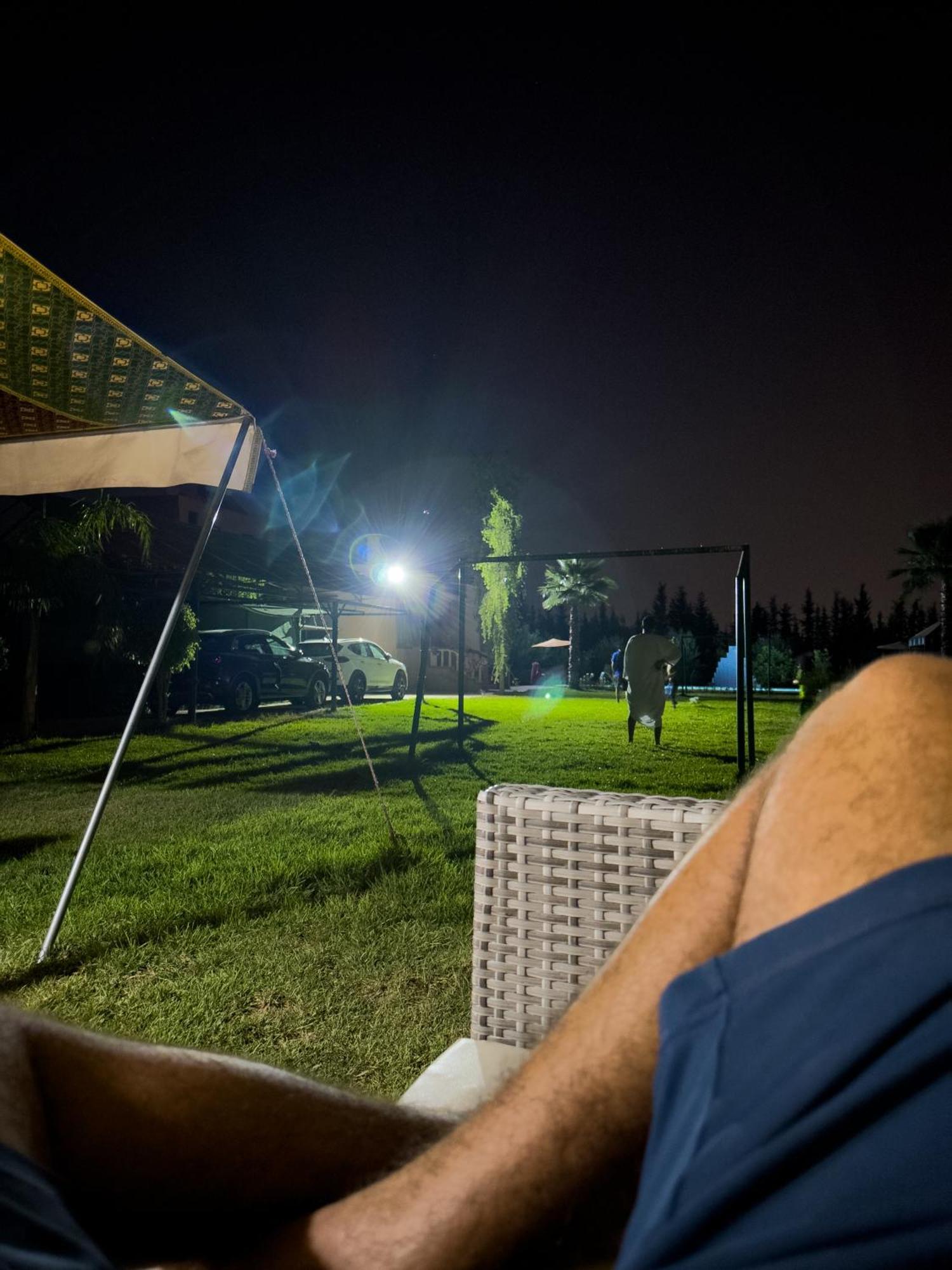 Ferme De Vacances Avec Une Grande Villa A Marrakech 马拉喀什 外观 照片