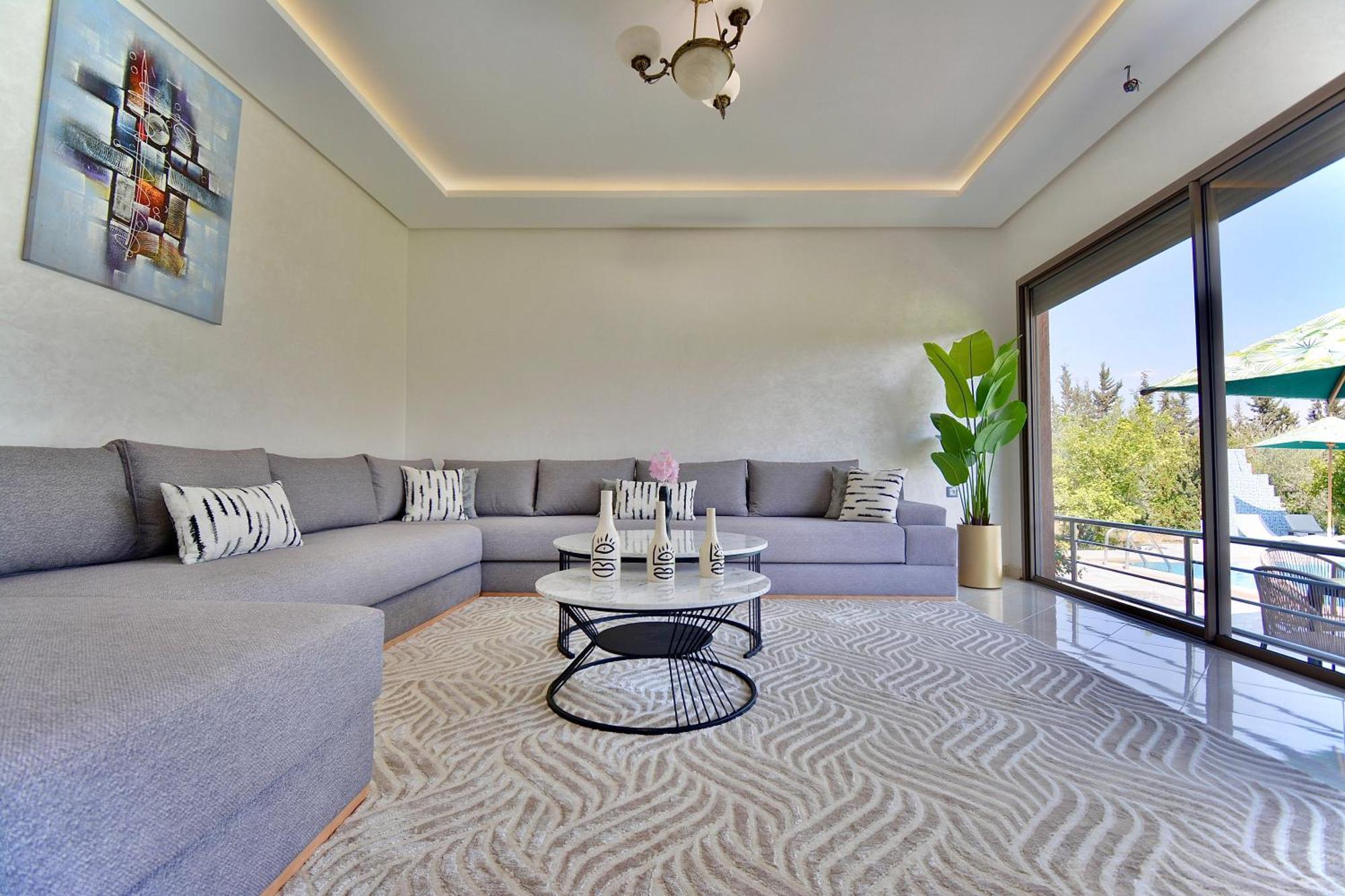 Ferme De Vacances Avec Une Grande Villa A Marrakech 马拉喀什 外观 照片