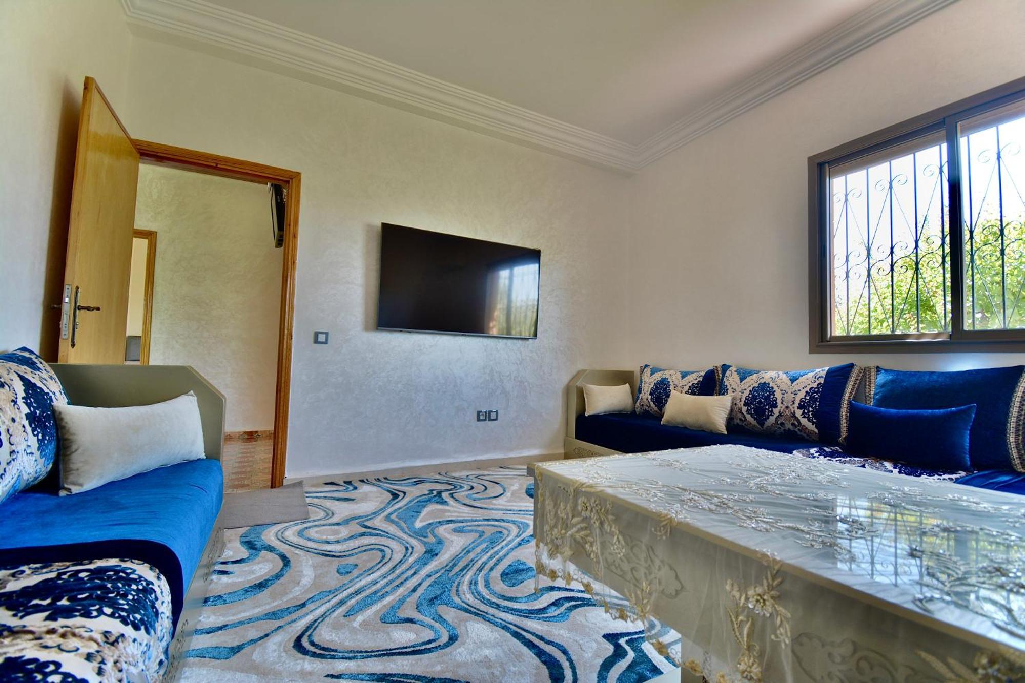 Ferme De Vacances Avec Une Grande Villa A Marrakech 马拉喀什 外观 照片