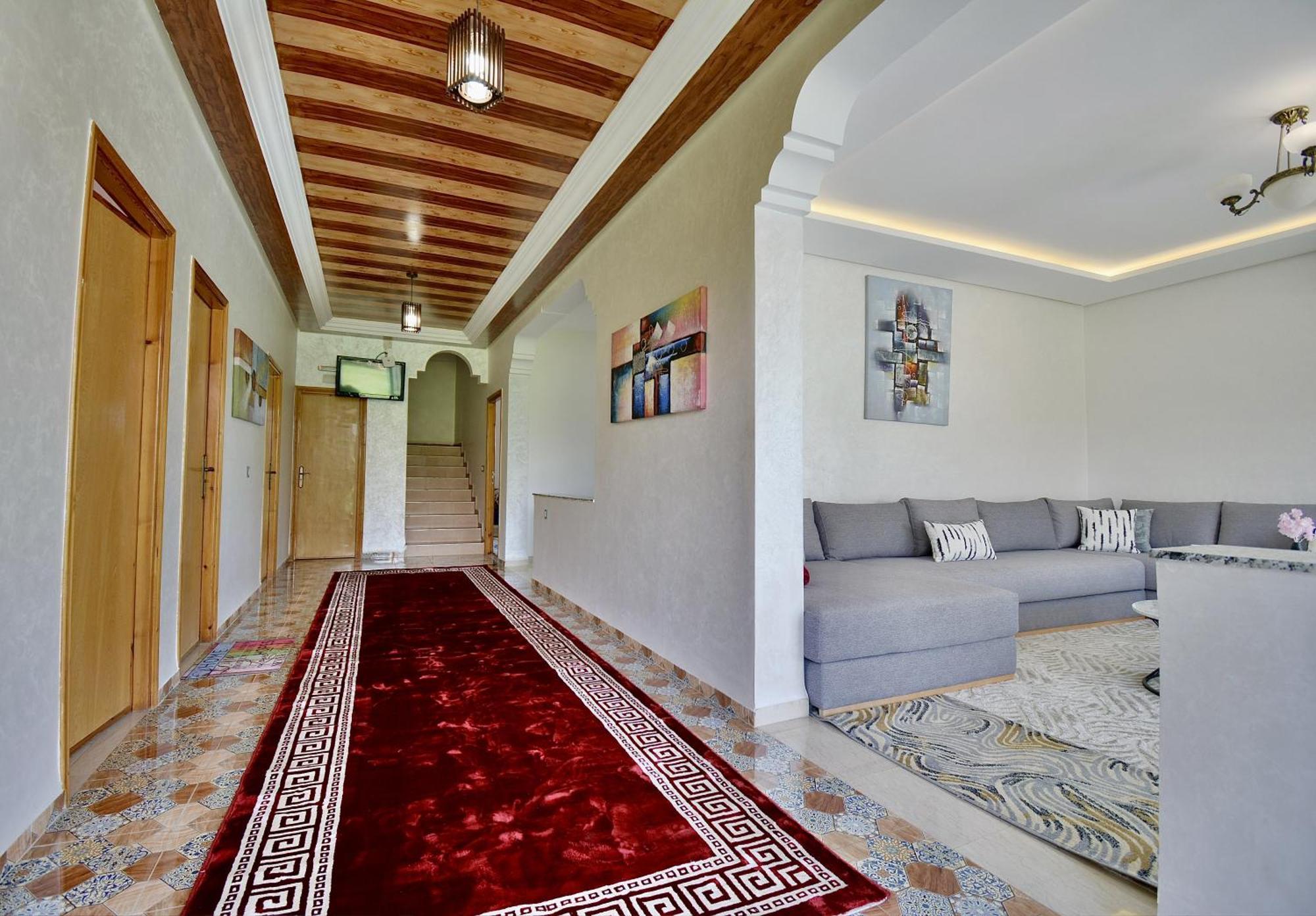 Ferme De Vacances Avec Une Grande Villa A Marrakech 马拉喀什 外观 照片