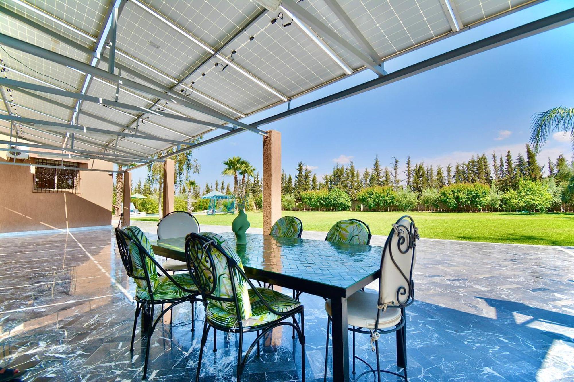 Ferme De Vacances Avec Une Grande Villa A Marrakech 马拉喀什 外观 照片